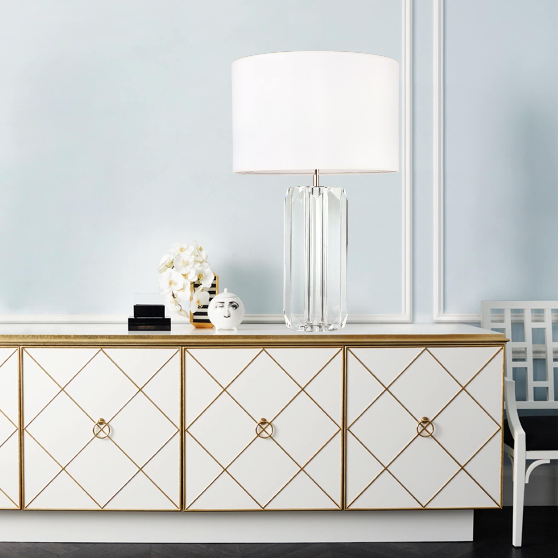 مصابيح غرف النوم | تيبل لامب كريستال