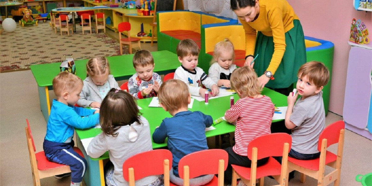 Детский сад в районе Таганки.