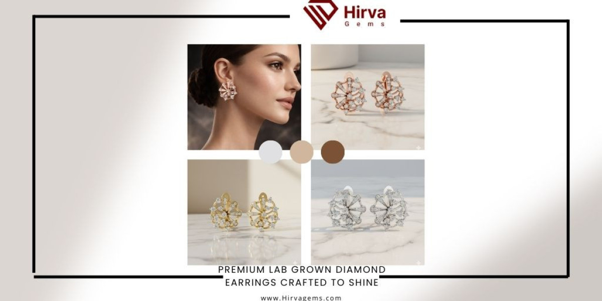 Dazzling Lab Grown Diamond Earrings for Weddings, Parties, and Daily Wear