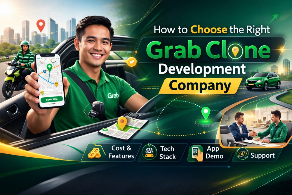 How to Choose Right Grab Clone Development Company in 2026
