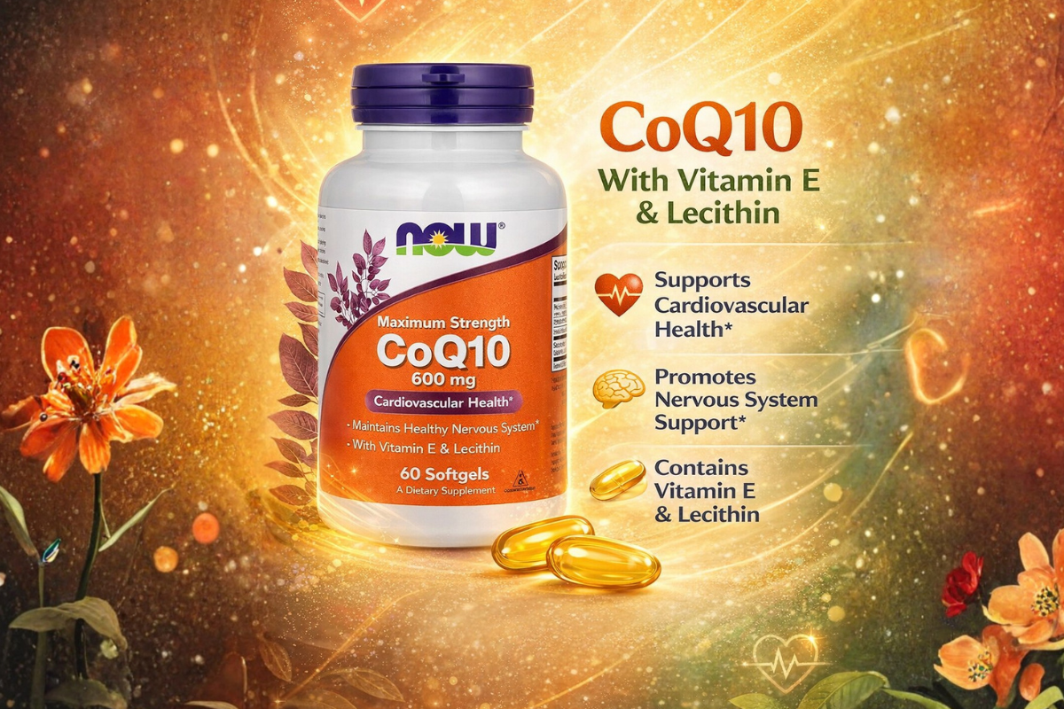 5 Key Benefits of CoQ10 With Vitamin E & Lecithin