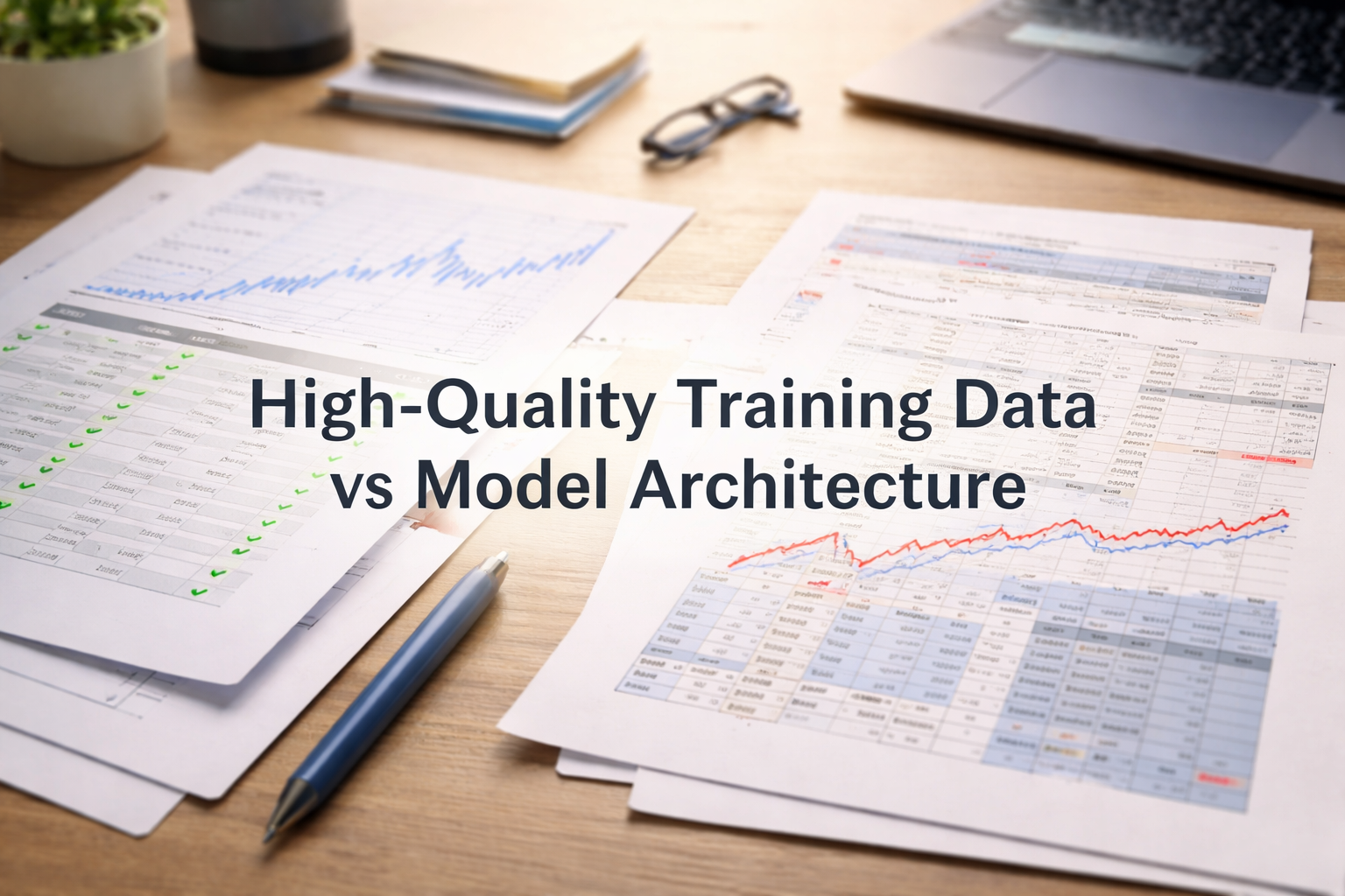 High Quality Training Data vs Model Architecture