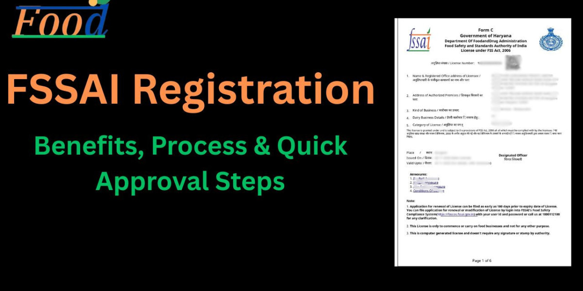 FSSAI Registration Benefits, Process & Quick Approval Steps