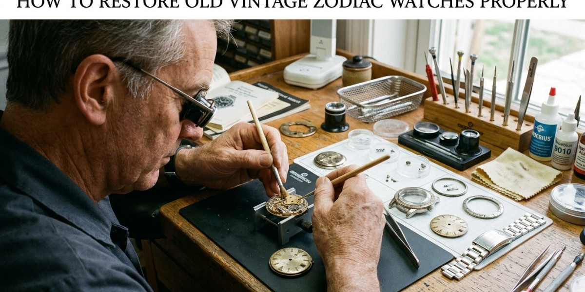 How to Restore Old Vintage Zodiac Watches Properly