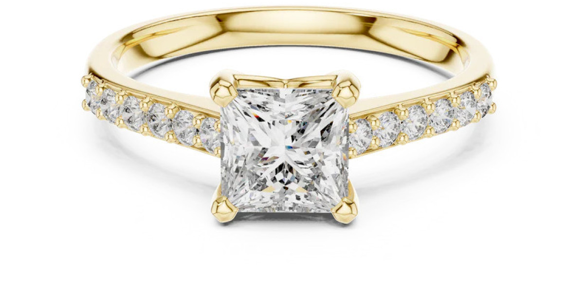 Princess Cut Engagement Rings Modern Elegance with Brilliant Sparkle