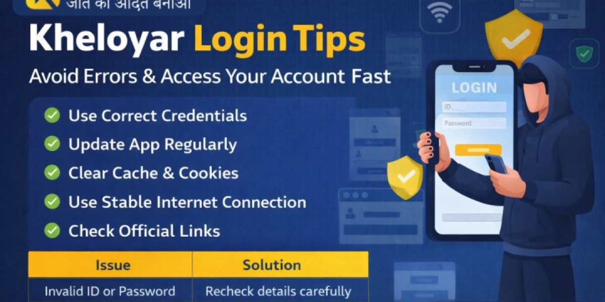 Kheloyar Login Tips – Avoid Errors & Access Your Account Fast