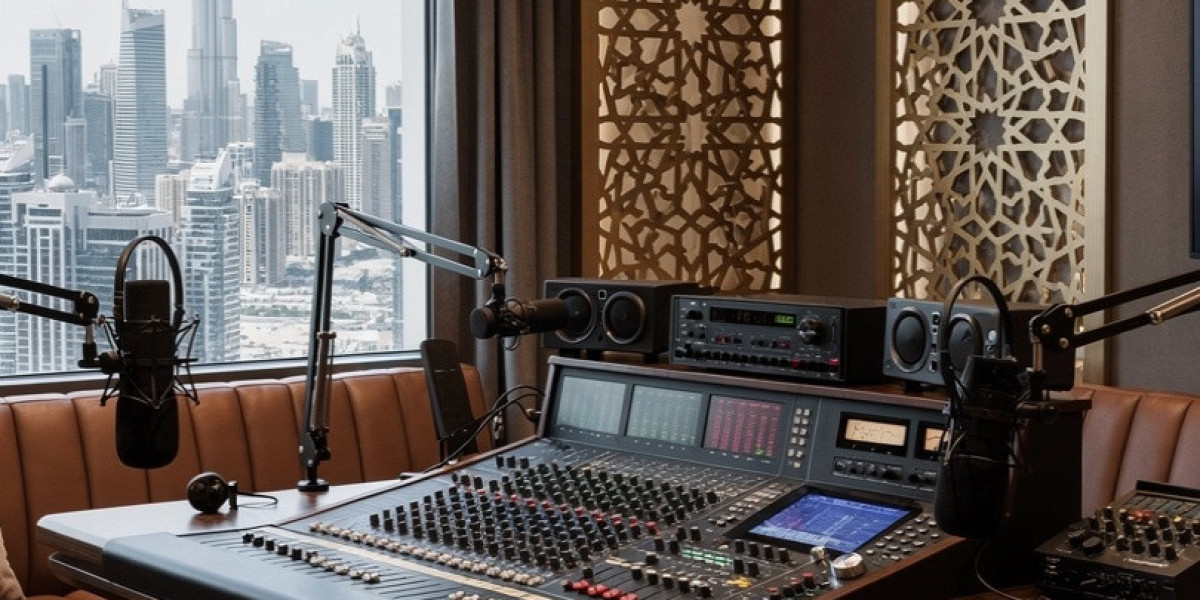 Podcast Room Dubai for Professional Audio and Video Setup