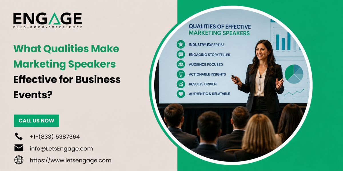 What Qualities Make Marketing Speakers Effective for Business Events? – Motivational Speakers