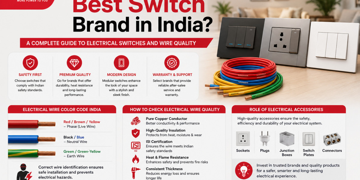 How to Choose the Best Switch Brand in India? A Complete Guide to Electrical Switches and Wire Quality?