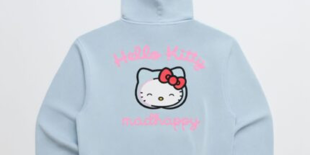 Hello Kitty Midweight Fleece Hoodie – A Cozy Blend of Comfort and Iconic Style