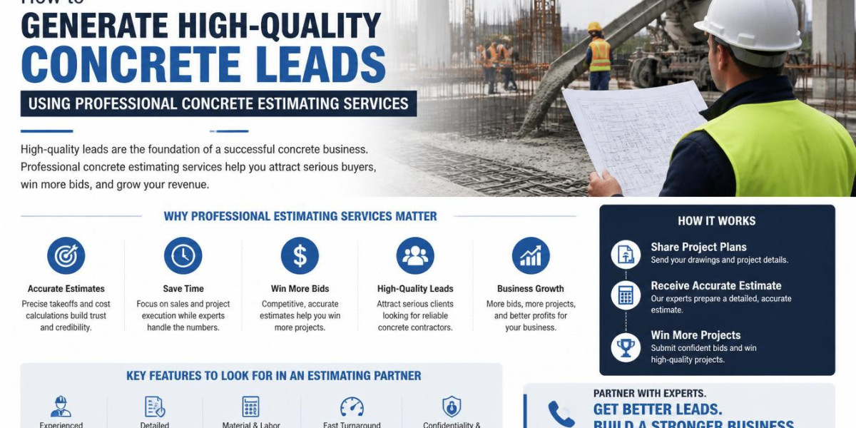How to Generate High-Quality Concrete Leads Using Professional Concrete Estimating Services