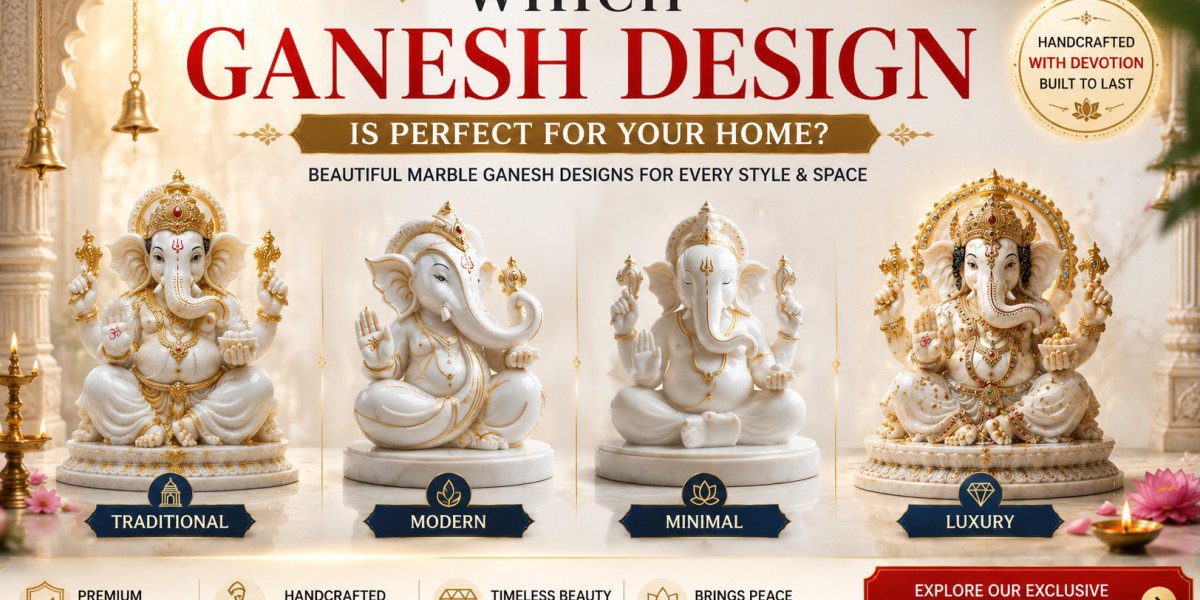 Ganesh Design: Beautiful Marble Ganesh Murti Designs for Every Home