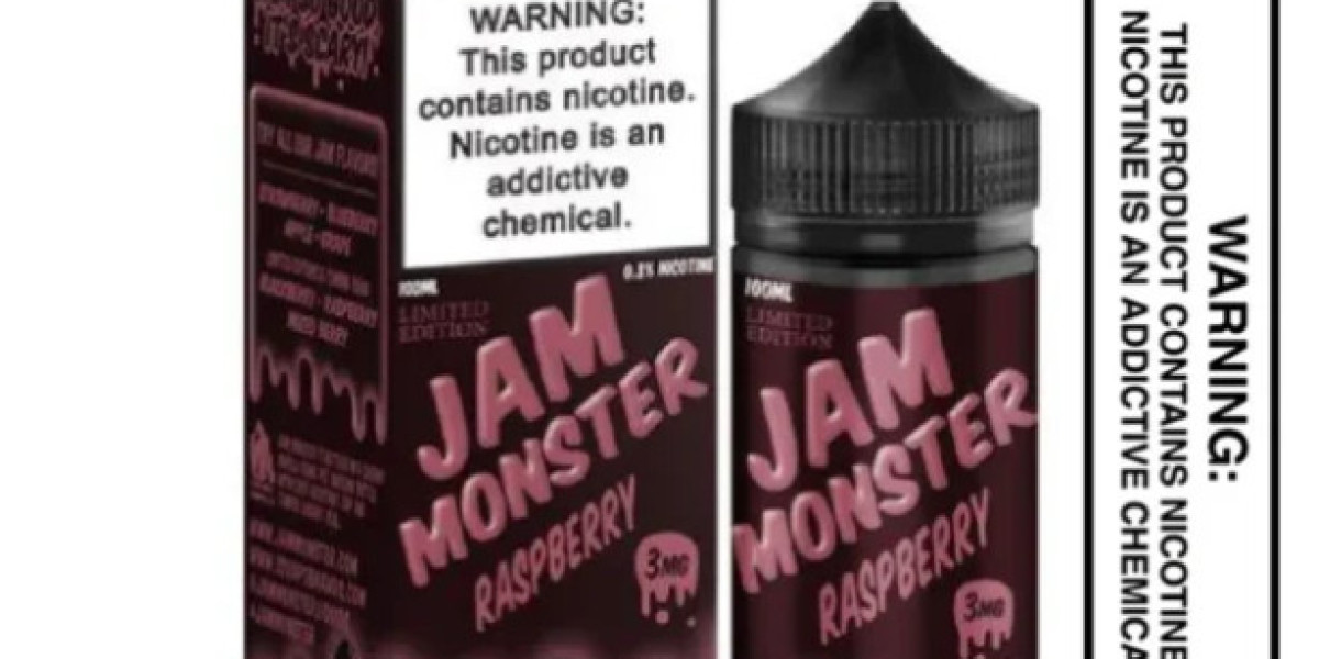 Raspberry Jam Monster E-Liquid 100ML: A Sweet Raspberry Jam Vape with Buttery Toast Flavor