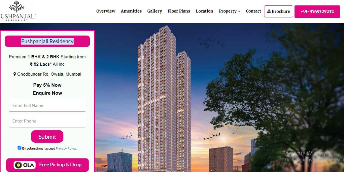 Pushpanjali Residency 1 & 2 BHK Homes with Modern Amenities
