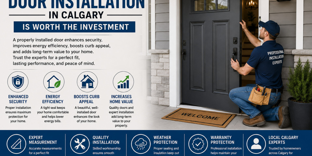 Why Professional Door Installation in Calgary Is Worth the Investment