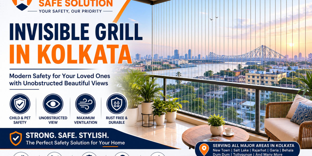 Invisible Grill in Kolkata – Modern Safety with Premium Protection by Unique Safe Solution