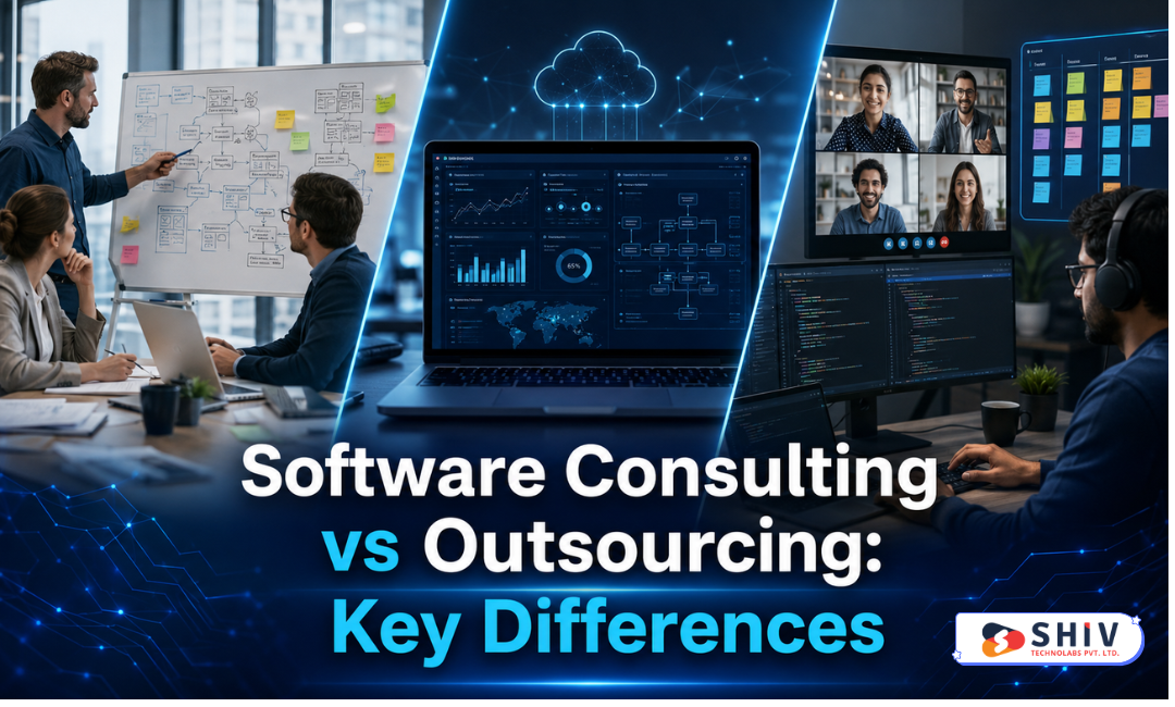 Software Development Consulting vs Outsourcing: Which Is Right for Your Business? – #1 Mobile App Development Blogs by Shiv Technolabs