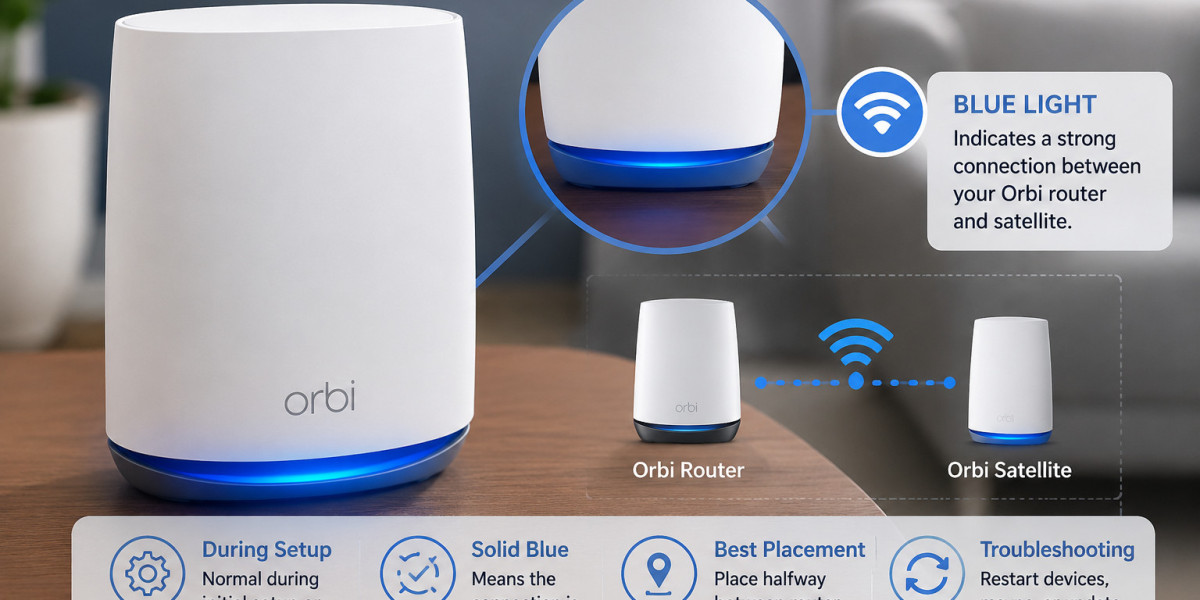 Why Is Your Orbi Satellite Blue Light On? Explained