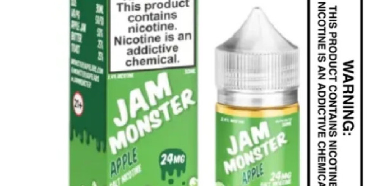 Apple Jam Monster Salt E-Liquid 30ML: A Sweet Apple Jam and Toast Flavor for Salt Nic Fans
