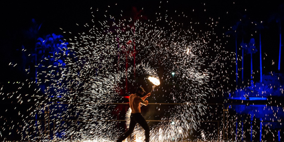 Combustion Carnival: Where Fire Meets Fearless Talent
