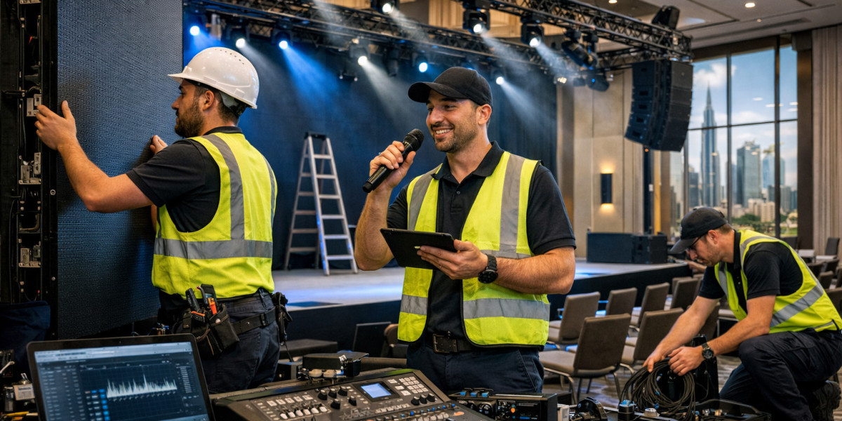 How Do AV Rental Companies in Dubai Handle Event Setup Smoothly?