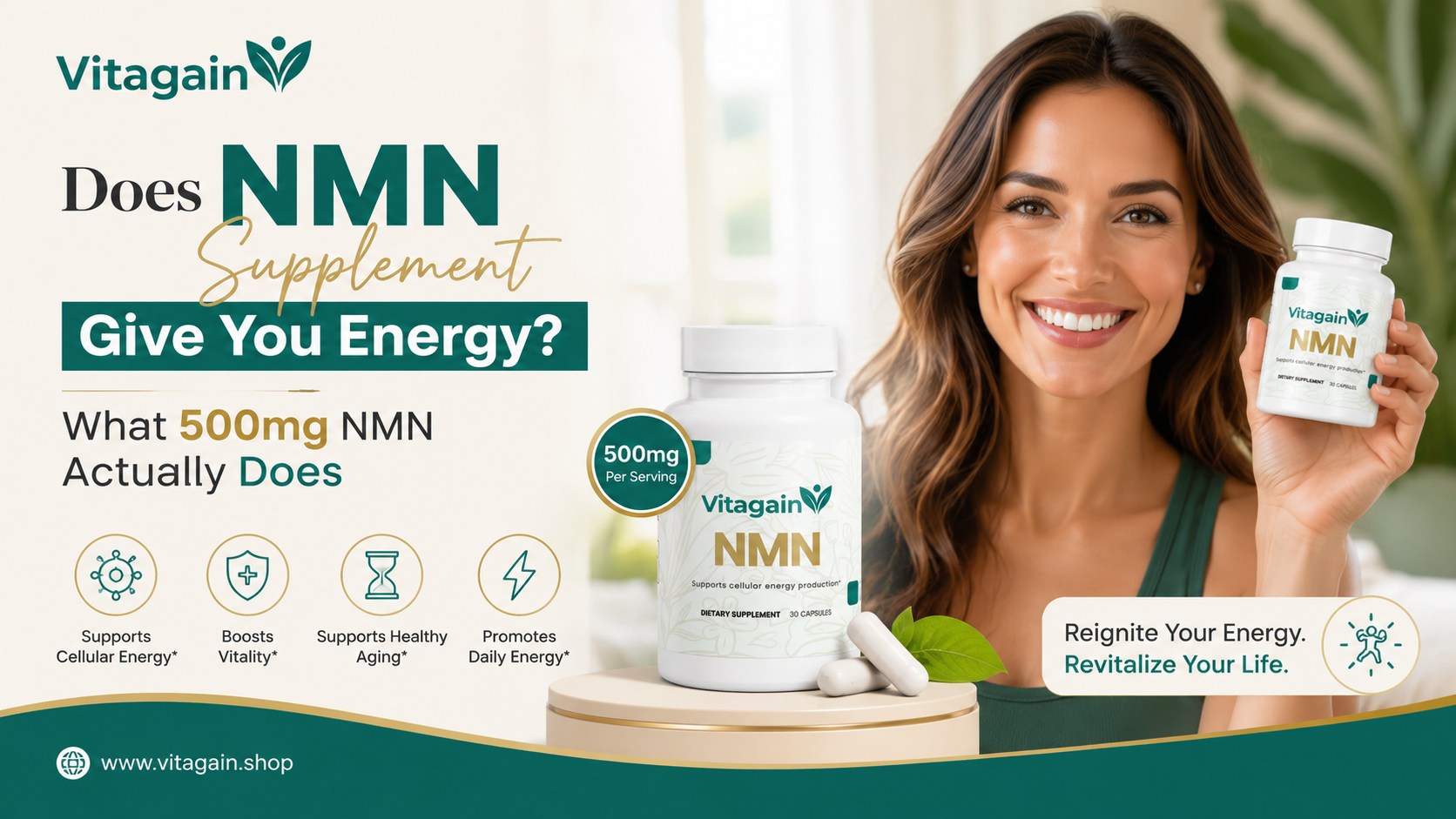 Does 500mg NMN Give You Energy? Benefits Explained