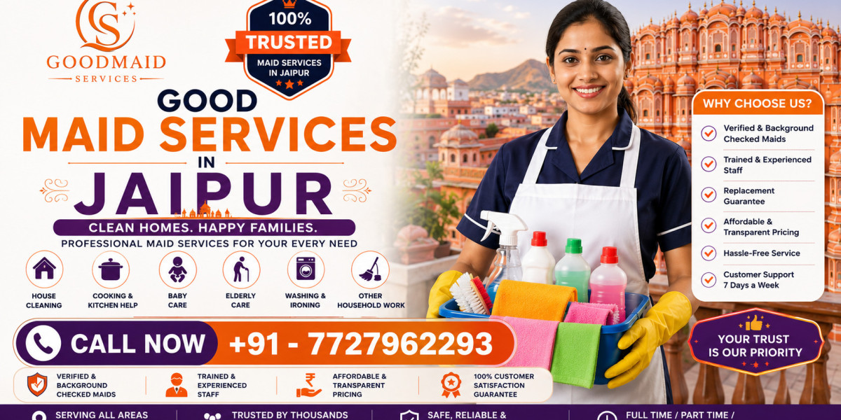 Good Maid Services in Jaipur: Verified Home Cleaning Support