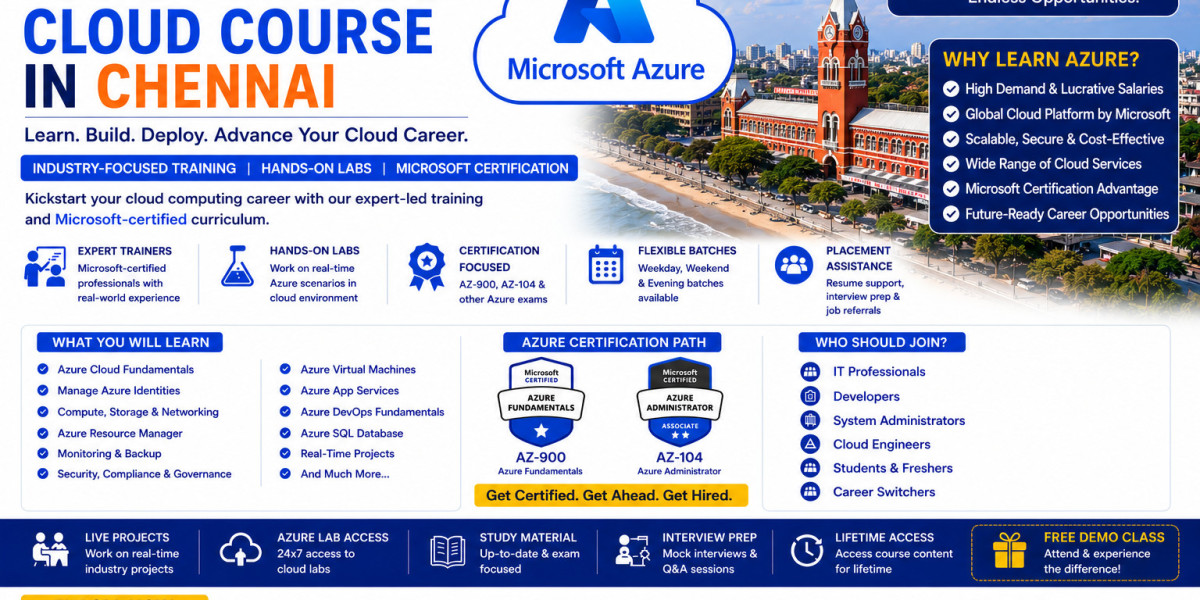 Microsoft Azure Cloud Course in Chennai for IT Careers