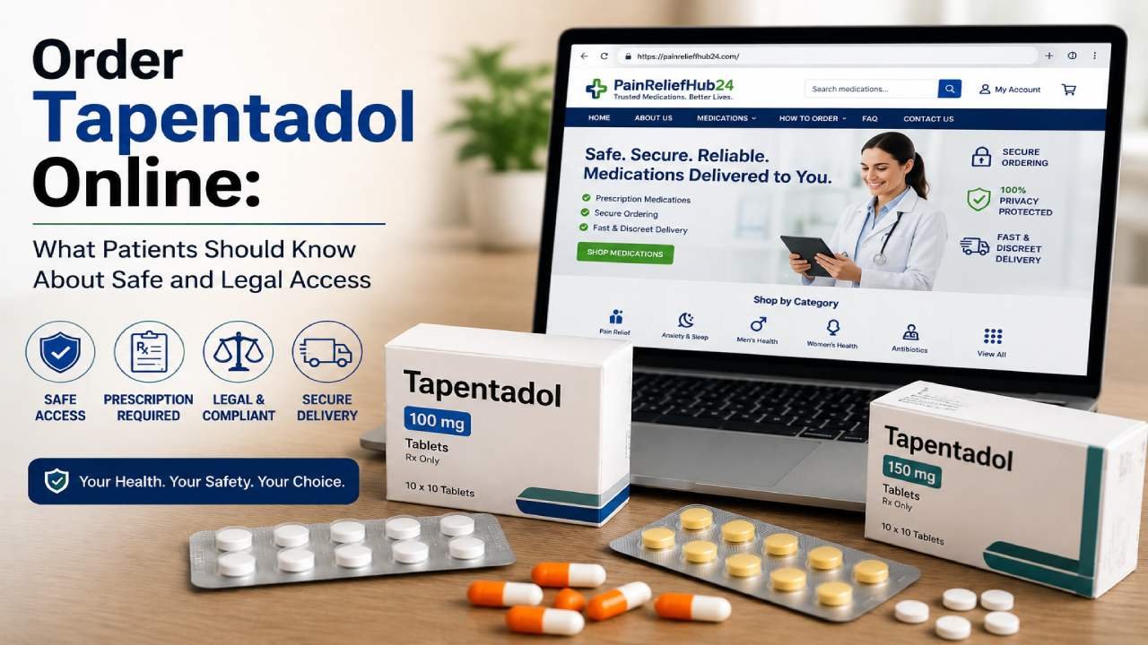 Order Tapentadol Online: Safe & Legal Access Guide