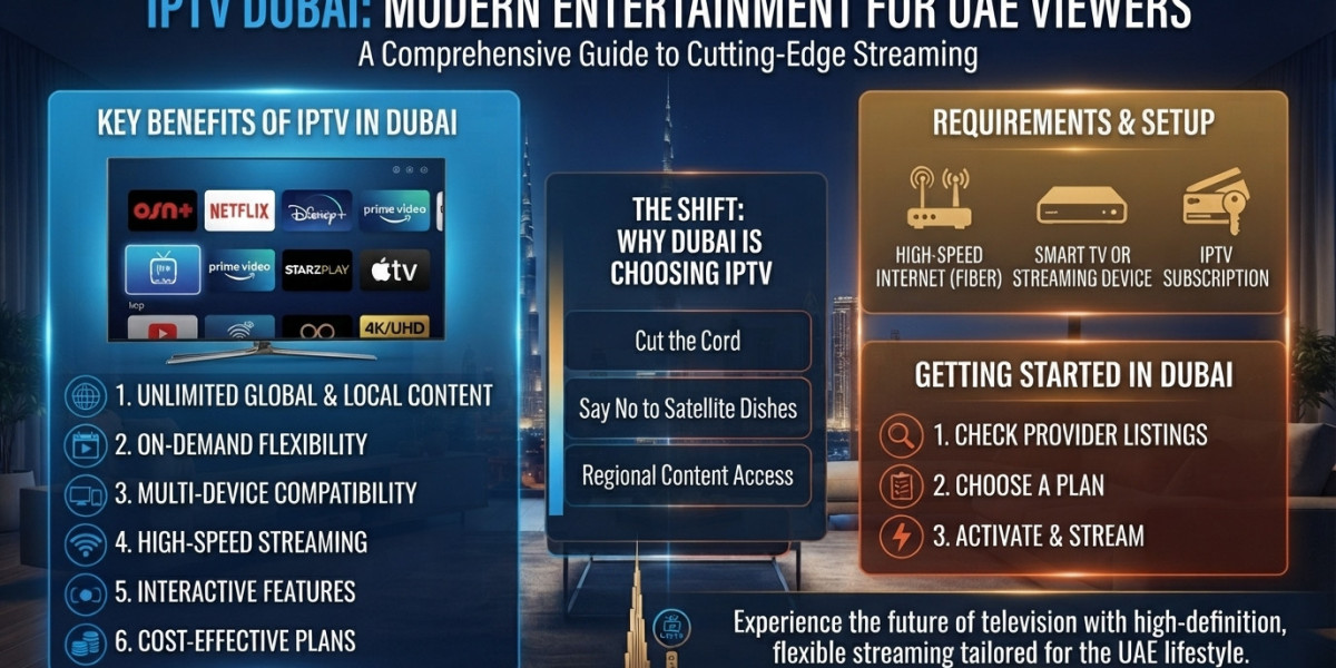 IPTV Dubai: Modern Entertainment for UAE Viewers