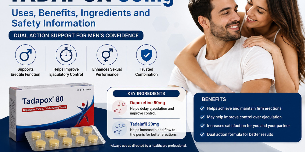 Tadapox 80mg: Uses, Benefits, Ingredients and Safety Information