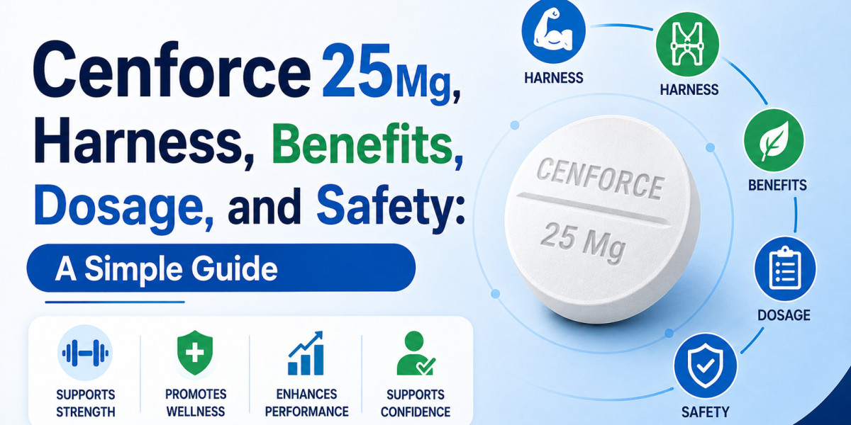Cenforce, 25 mg, Harness, Benefits, Dosage, and Safety: A Simple Guide