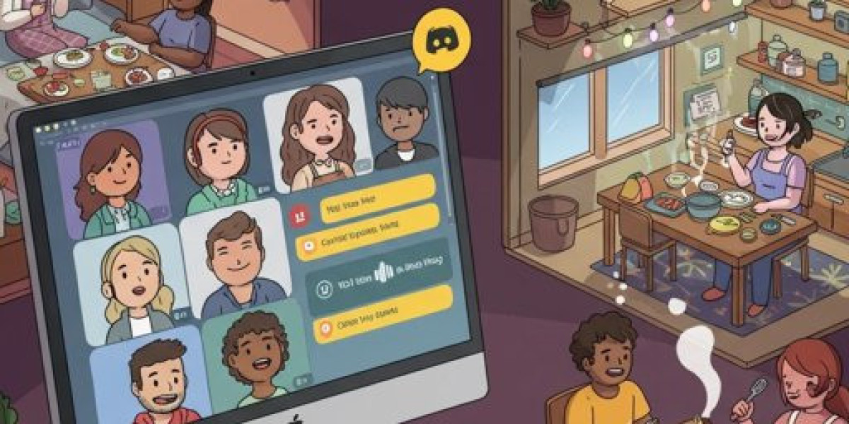 Talking with strangers online — warm encounter after work