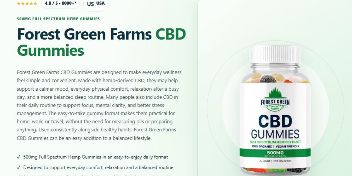 Forest Green Farms CBD Gummies: What Are Users Saying? (Official Website)
