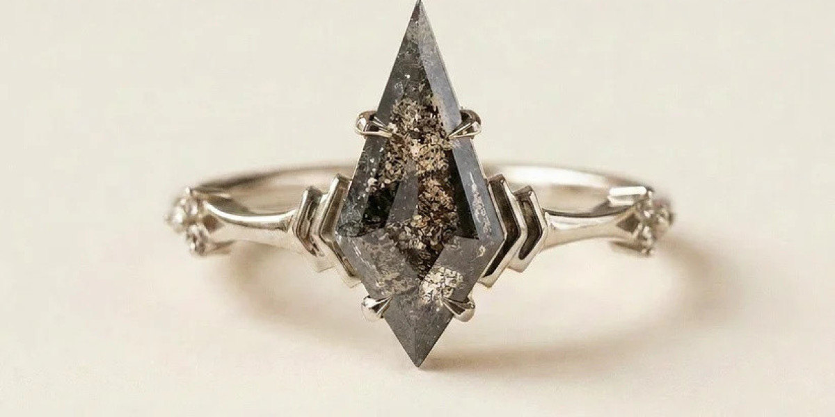 Salt And Pepper Diamond Engagement Ring: Unique Beauty with Modern Character