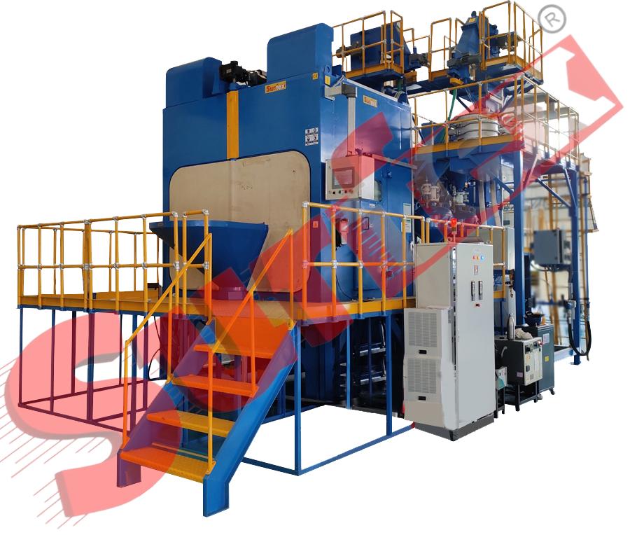 Robotic Shot Peening Machine for Aerospace Industry