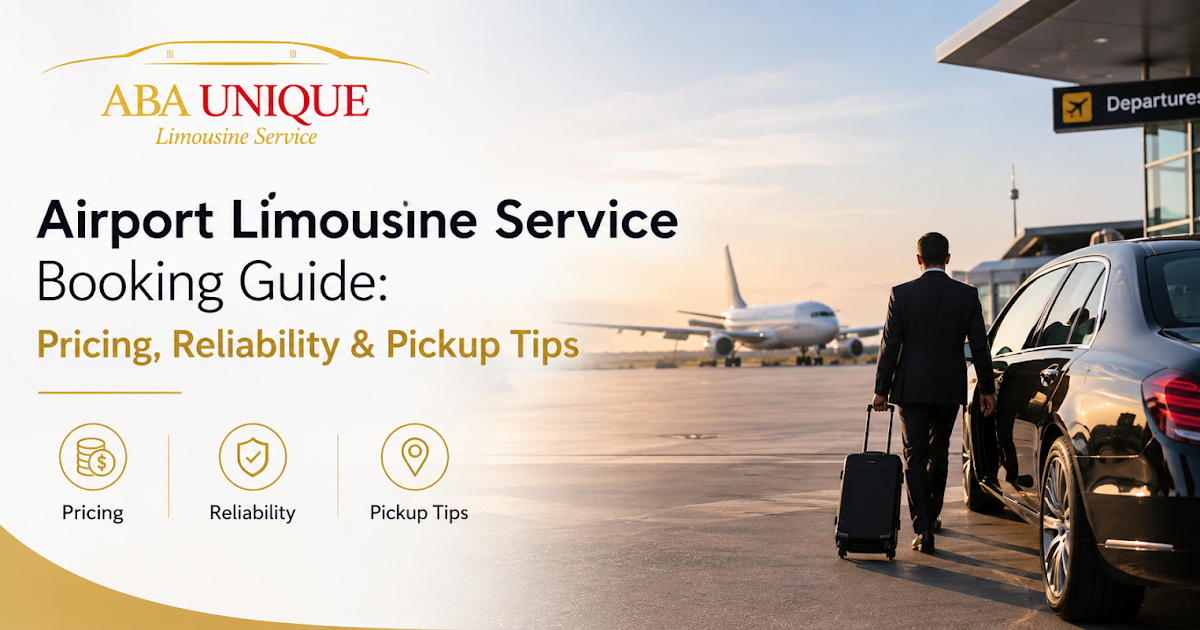 Airport Limousine Service Booking Guide: Pricing, Reliability & Pickup Tips