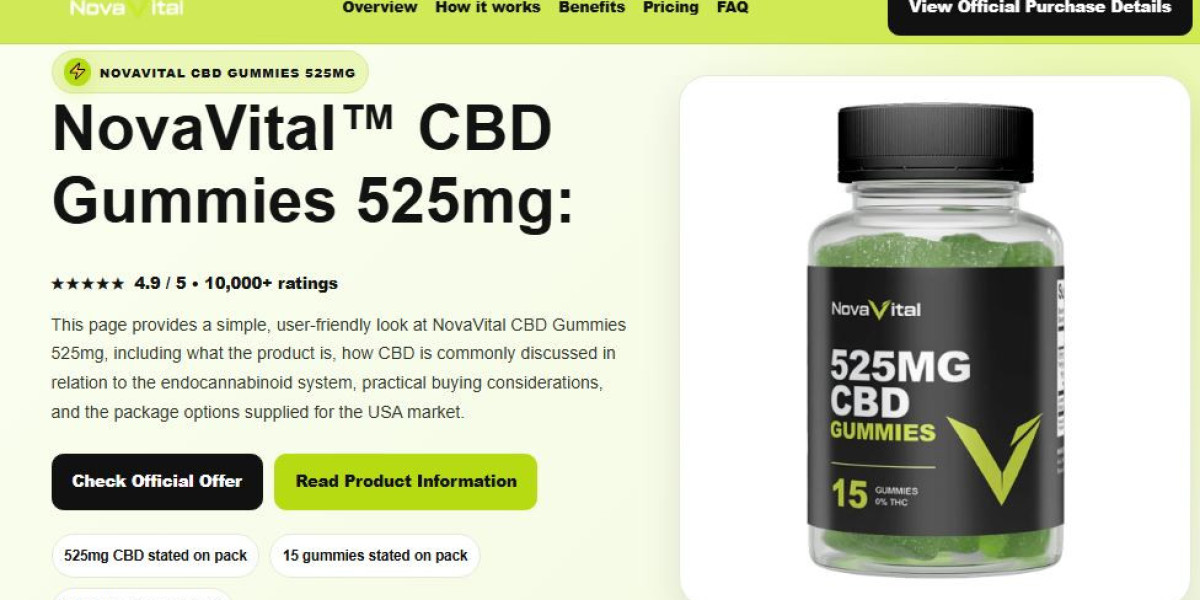 Nova Vital CBD Gummies – Your Daily Wellness Companion