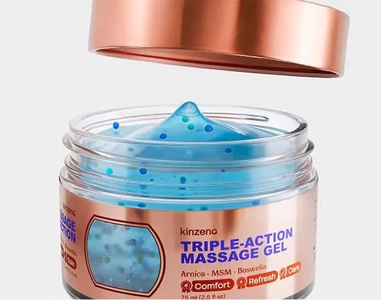Kinzeno™ Natural Massage Gel | Botanical Cooling Support