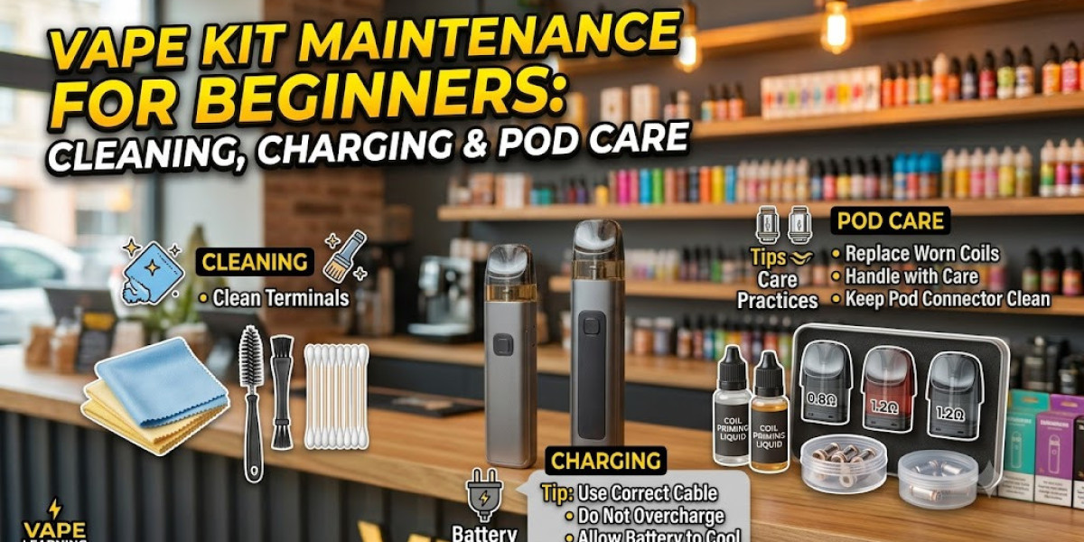 Vape Kit Maintenance for Beginners: Cleaning, Charging & Pod Care