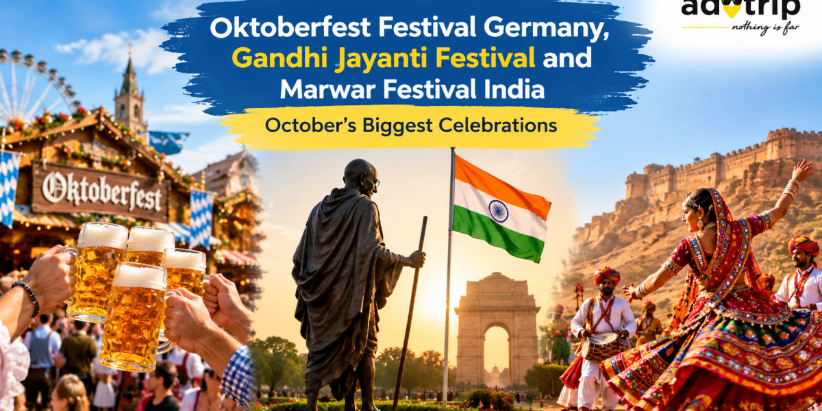 Oktoberfest Festival Germany, Gandhi Jayanti Festival and Marwar Festival India: October's Biggest Celebrations