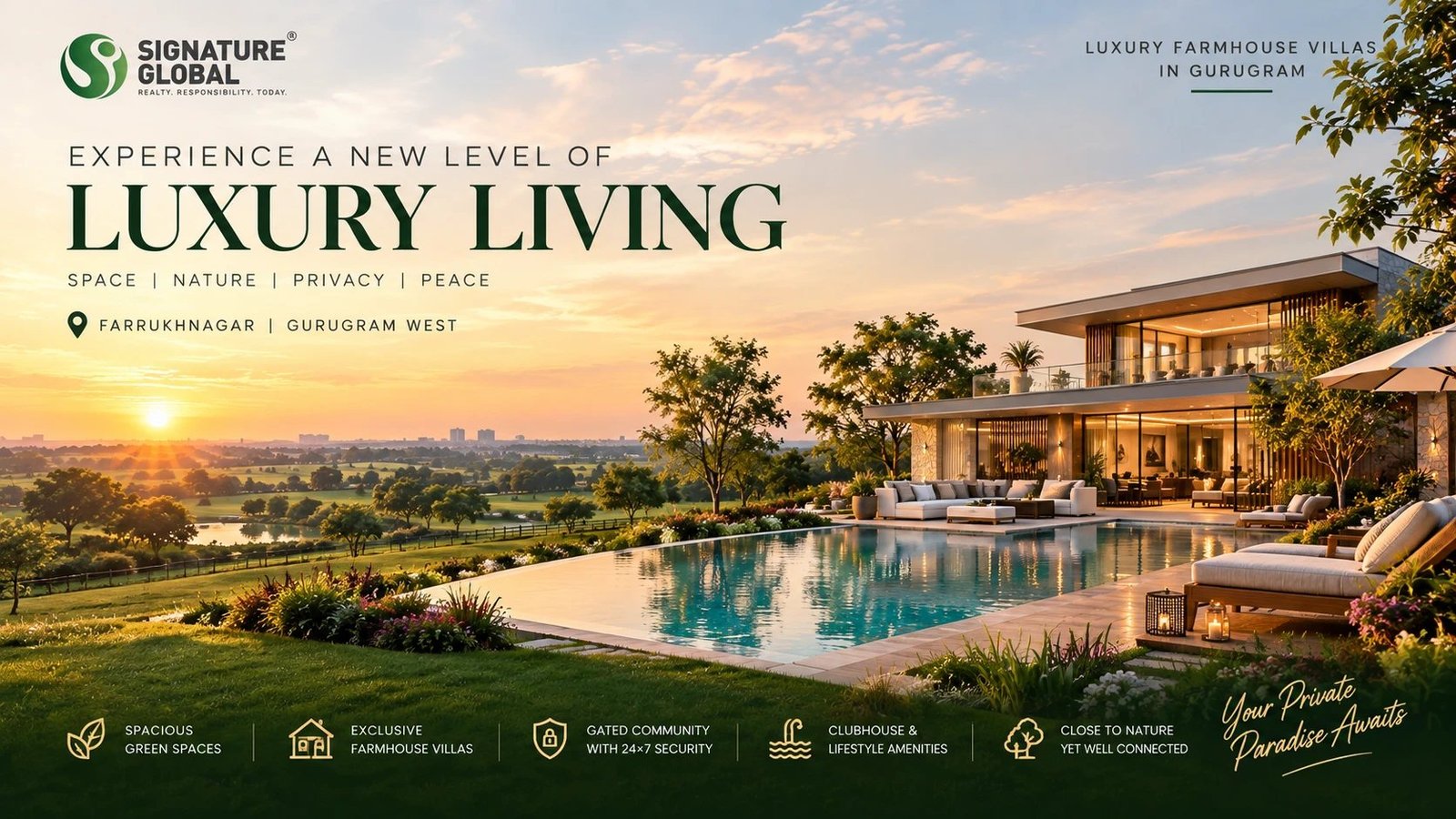 Signature Global Farmhouse Villas Farrukhnagar | 194 Acres
